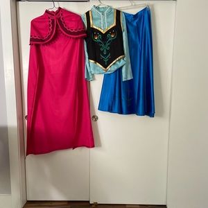 Ana Frozen costume with wig